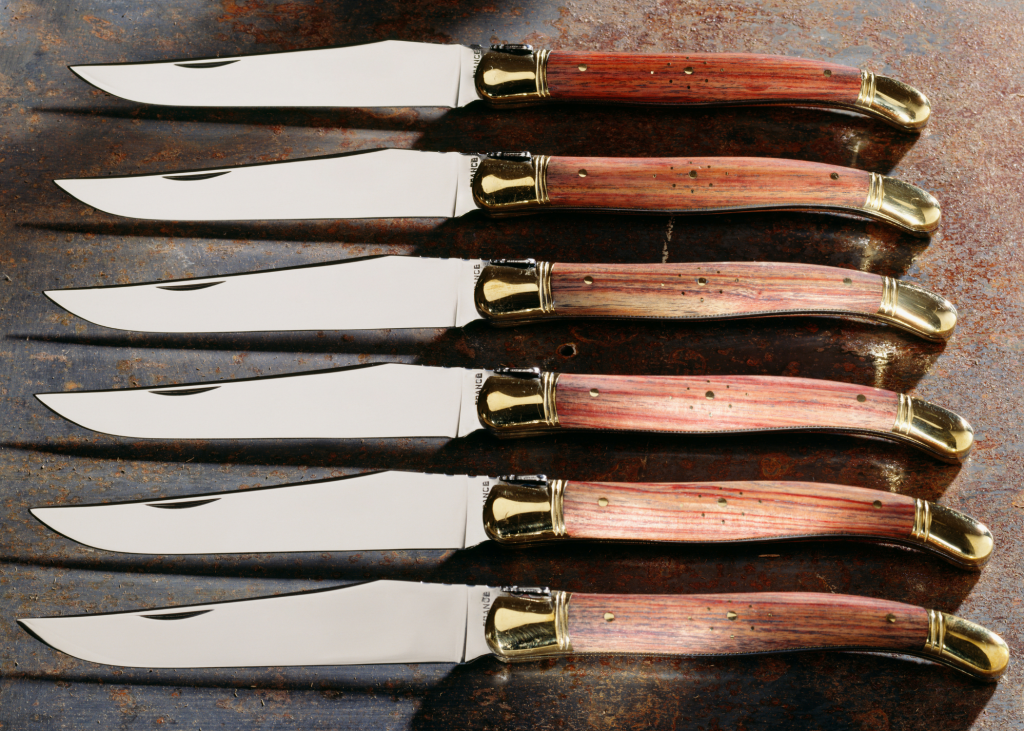 Wooden Handle Steak knives, good steak knives